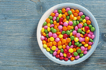 Colorful sweet candy