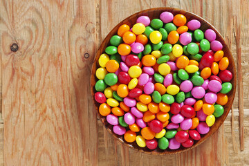 Colorful sweet candy