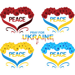 Ukraine peace Ukrainian Flag Pray for Ukraine Stop the War