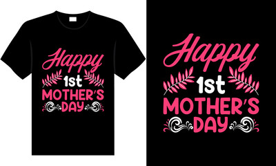 Fototapeta premium Super Mom. Print for t-shirt with lettering. Happy mother's day greeting card.