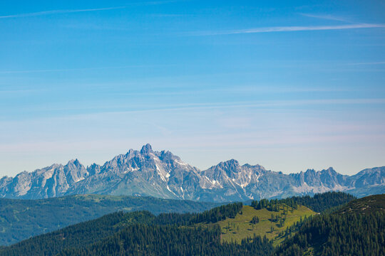 Blick von Gamskogel auf Gro&szlig;e Bischofsm&uuml;tze in &Ouml;stereich