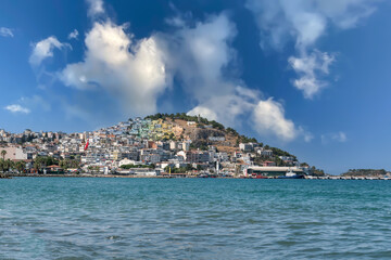 Obraz premium Kusadasi City with Aegean sea in the summer