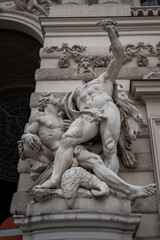 Heracles and Prometheus at Hofburg Palace by Josef Lax, 1893 - Vienna, Austria