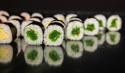 Sushi Roll on table