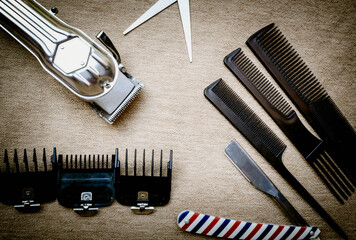 herramientas de peluquería para cortar pelo