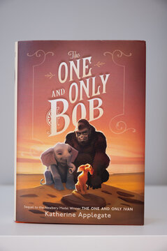 Calgary, Alberta - April 9, 2022: The One and Only Bob children's novel written by Katherine Applegate.