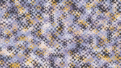 mosaic abstract background pattern of geometric shapes purple yellow