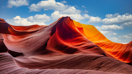 Fototapeta na wymiar Famous and amazing Antelope Canyon Arizona USA - Art and travel concept