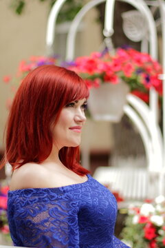 Red Hair Blue Dress Images – Browse 75,192 Stock Photos, Vectors, and Video  | Adobe Stock