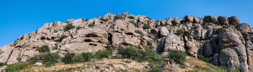 Fototapeta na wymiar Rocky mountain range, panorama