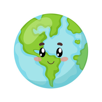 green planet Earth. the concept of preserving the purity of the planet. Earth Day