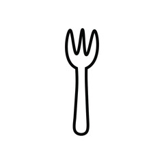 fork icons kitchenware logo fork logotype for web design or company isolated vector illustration Eps Ai 	
