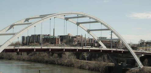 Nashville Bridge Cityscape