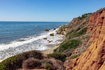 California coast view over the ocean