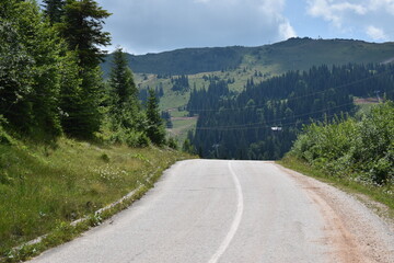 road in the mountains