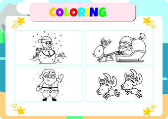 This worksheet is about coloring the pictures.