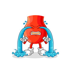 uvula crying illustration. character vector