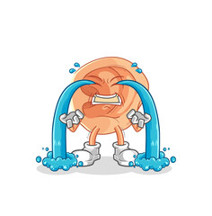 ear crying illustration. character vector