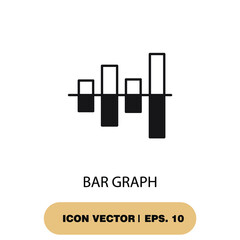 bar graph icons  symbol vector elements for infographic web