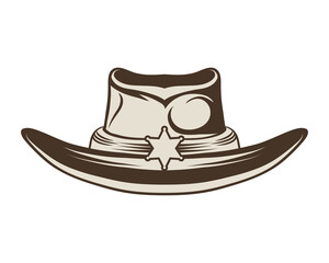 sheriff hat headwear wild west