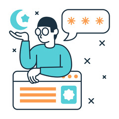 editable  icons with modern style