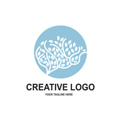 human intelligence brain logo vector design