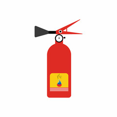 Fire extinguisher icon, protection equipment,emergency sign,safety symbol