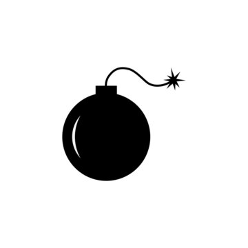 recommend clip art: simple bomb icon vector design