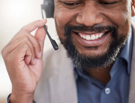 Creating Strong Bonds Of Loyalty And Engagement With Customers. Closeup Shot Of A Mature Businessman Working In A Call Centre.