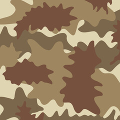 abstract brown desert army camouflage pattern