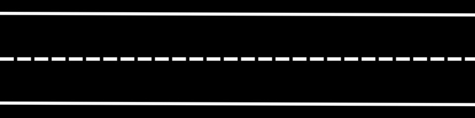 Asphalt road top view. Double line road background illustration