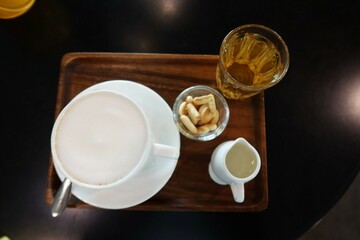 coffee cup and saucer