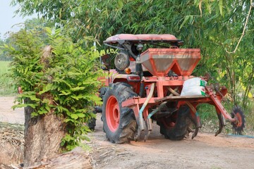 old tractor