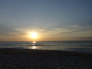 Naklejka premium Sunrise at the Beach