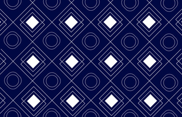 Seamless abstract pattern design vector background. Blue pattern and background.