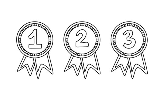 award ribbon coloring pages