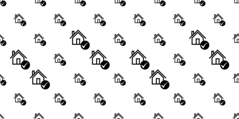 Home Loan Approved Icon Seamless Pattern Y_2203001