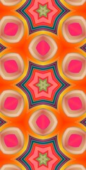 Fractodome Colorful Seamless Fractal Patterns