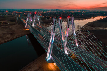 Fototapeta most kardynała Wyszyńskiego obraz