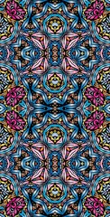 Fractodome Colorful Seamless Fractal Patterns