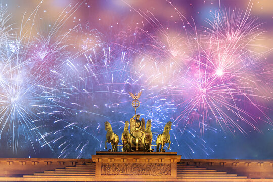  Celebration at Berlin Brandenburg Gate