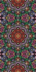 Fractodome Colorful Seamless Fractal Patterns