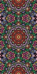 Fractodome Colorful Seamless Fractal Patterns