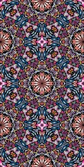 Fractodome Colorful Seamless Fractal Patterns