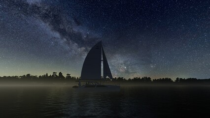 sail ship © Hirzan