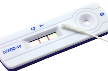 medical device for the detection of the covid-19 virus with positive result