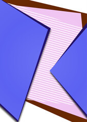 Abstract background. Bright geometric colored overlapping polygons and lines. Fashion design. Vector