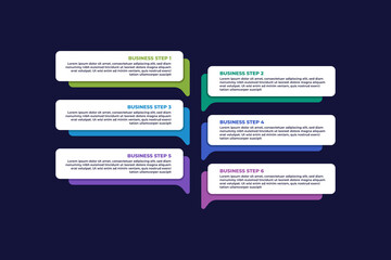 Flat Business Infographic Design Template