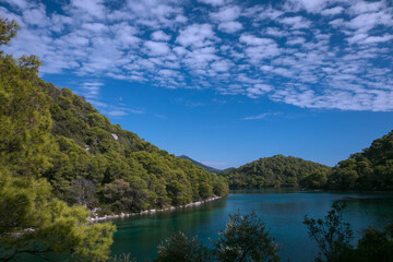 Fototapeta na wymiar Veliko Jezero, Mljet National Park, Croatia