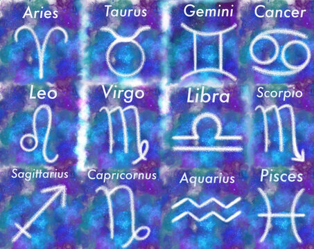 ﻿zodiac signs symbols, Aries, Taurus, Libra, Cancer, Leo, Virgo, Gemini, Scorpio, Sagittarius, Capricorn, Aquarius, Pisces, 12 signs of the zodiac, horoscope, esotericism, astronomy, zodiac constellat